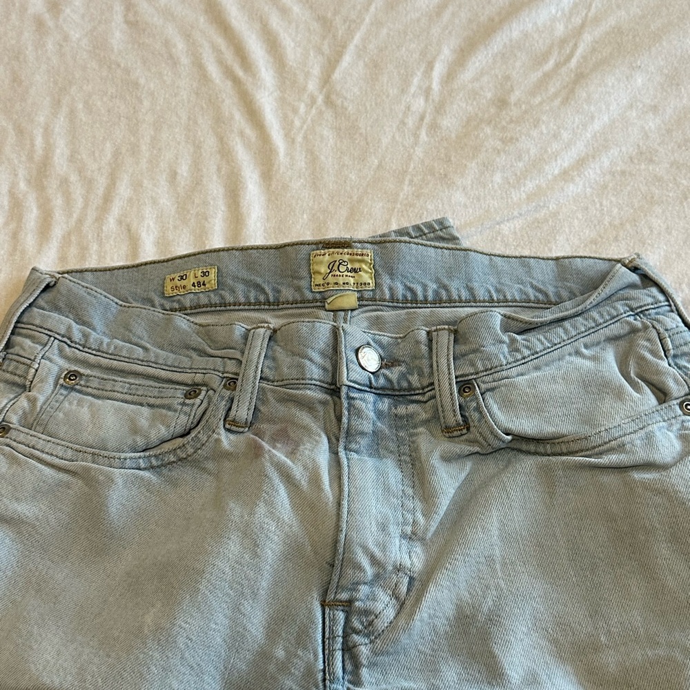 J. Crew Soft Blue Denim Pants